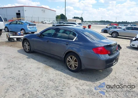 2011 Infiniti G37X from USA, damaged, VIN JN1CV6AR0BM407152